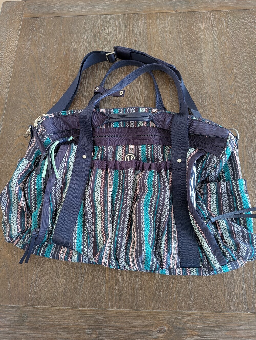 Lululemon Keep On Running Duffel Tote Bag Needa Margarita Multicolor
